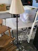 Standing Floor Lamp, Corner Shelf