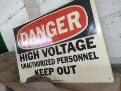 High Voltage Signs, String Lights, PSC Motor, PVC Drain System and More