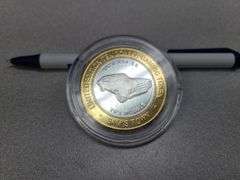 1994 PCS World War II Allies Retake Gold Stamp, Limited Edition Dollar Gaming Token