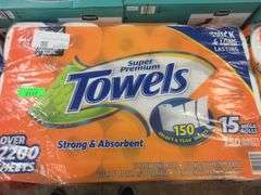 3) Super Premium Paper Towels