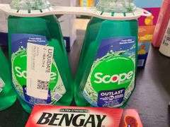 Scope, Bengay, Desitin