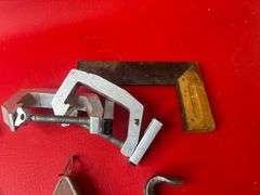 Clamps, Shears, Squares, More Tools