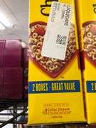 2) Cheerios 2pk, 2) Honey Nut Cheerios 2pk