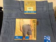 Stretch Denim Pants, 2) Pair Utility Shorts