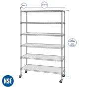 * Wire Shelving