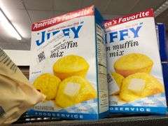 2) Almond Flour, 2) Jiffy Corn Muffin Mix