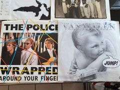 22) Vinyl Records - Styx, Air Supply, Chicago, The Police, Van Halen, Wham and More