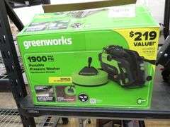 1900 Psi. Greenworks Portable Pressure Washer
