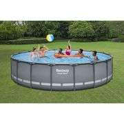 Bestway Power Steel 18’ x 48” Round Above Ground Pool Set