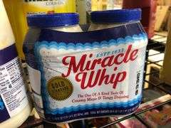 Miracle Whip 2pk, Gallon Miracle Whip