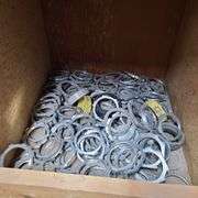 Contents of Middle Two Rows of Bins: Connectors, Couplings, Locknuts, PBs, Metal Straps and More
