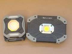 Husky and Duracell Portable Work Lights