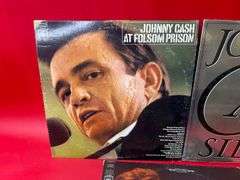 3) Johnny Cash Vinyl Records