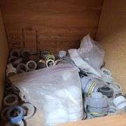 Contents of Shelves: Adaptabel, Door Release, Back Box, Metal Brackets, BX Connectors, Grounding Bus