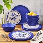 Melamine Bamboo Dinnerware Set
