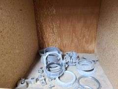 Contents of Top Two Bins: EMT Couplers, EMT Connectors, Angle Couplers, Locknuts, Nipples and More