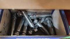 Shelving Unit With Contents: Screws, Washers, Spring Nuts, Fasteners, Screw Anchors and More