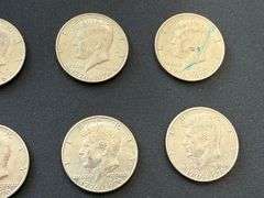 12) Kennedy Half Dollars