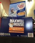 Coffee Mate French Vanilla Creamer, Keurig Maxwell House Breakfast Blend K-Cup Pods