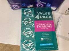 Hair Regrowth Treatment, Toms Toothpaste, Lens Wipes, Oral-B Replacement Heads