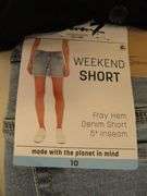 2) Seven7 Shorts, Ruched Button Up, Rafaella Short Sleeve Top