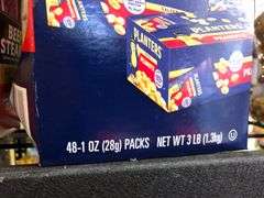 2) Planters Peanut Packs, Jack Links Original Beef Steaks