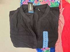 8) Swim Suits, Shirts, Sports Bras, Sandwash Dresses, Crop Pant, Dress,