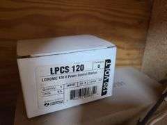 Contents of Bins: Sockets, Transformers, Magnetic Ballasts, Light Bulbs, Pull Chain Lamp Holder and 