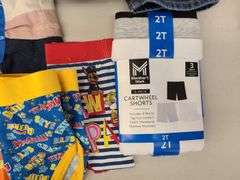 Boy's Pants, Short Set, Underwear, Cartwheel Shorts