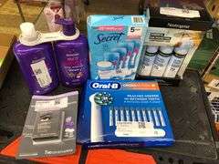 Oral-B Crossaction X Replacement Brush Heads, Bausch+Lomb Lumify Eyedrops, Aussie Multi Miracle Sham