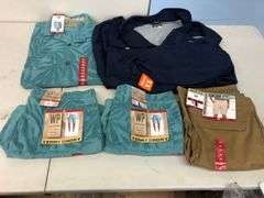 Weatherproof Button Down, 2) Weatherproof Terry Short, Iron Co. Short Size 34, Habit Long Sleeve