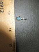Pendant with Opal and Faux Diamond
