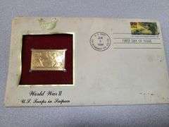 1994 PCS World War II Allies Retake Gold Stamp, Limited Edition Dollar Gaming Token