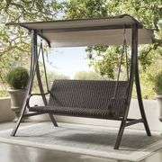 *Homewood Collection 3-Person Wicker Swing