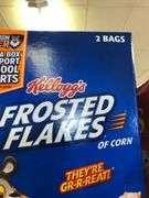 Kellogg's Frosted Flakes 2pk, 2) Honey Nut Cheerios 2pk