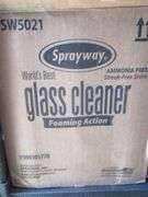 Box of Sprayway Foaming Glass Cleaner