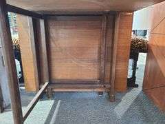 Folding Table with Two Leafs