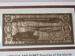 5) Gold Colored Bank Notes