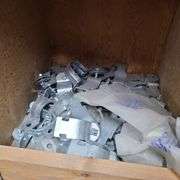 Contents of Middle Two Rows of Bins: Connectors, Couplings, Locknuts, PBs, Metal Straps and More