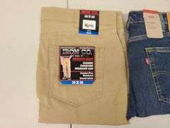 Men's Levi 511s and Iron Co Pants