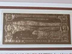 5) Gold Colored Bank Notes