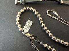 Necklace, 2) Bracelets