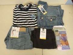 Seven7 Bermuda Shorts, Sandwash Shorts, Ellen Tracy Briefs, Seven7 Denim Jacket, Scotch & Soda Tee
