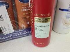 Aveeno Baby Wash & Shampoo, Vaseline Moisturizer, Nexxus Leave-In Spray and Conditioner, Nexxus Sham