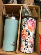 2) Double Wall Stainless Steel Tumblers 2pk, Zulu Water Bottle