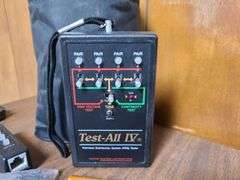 Test All System Tester, Crimp Die Set, Voltage Testers, Ratchet Hand Crimper and More