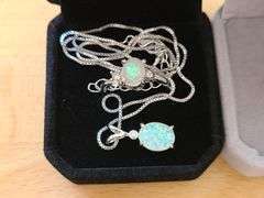 Ring, Opal Necklace and Ring