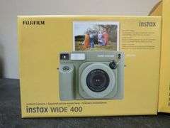 Fuji Film Instax Wide 400 Camera and Case