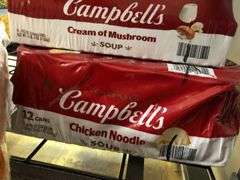 Top Ramen Chicken, Bush's Best Kidney Beans, Campbell's Cream Of Mushroom Soup, Campbell's Chicken N