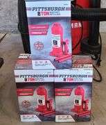 2) Pittsburgh 8 Ton Bottle Jacks, Bottle Jack Accessories